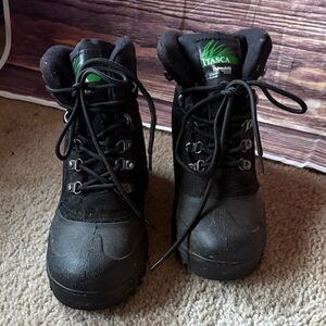 Itasca Black Lace-Up Boots